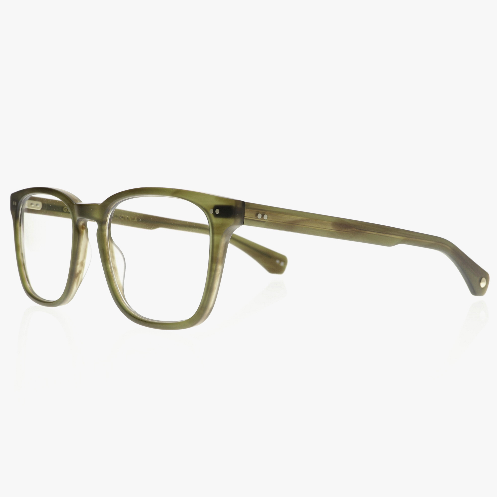 GARRETT LEIGHT / EARVIN / MATTE OLIVE TORTOISE